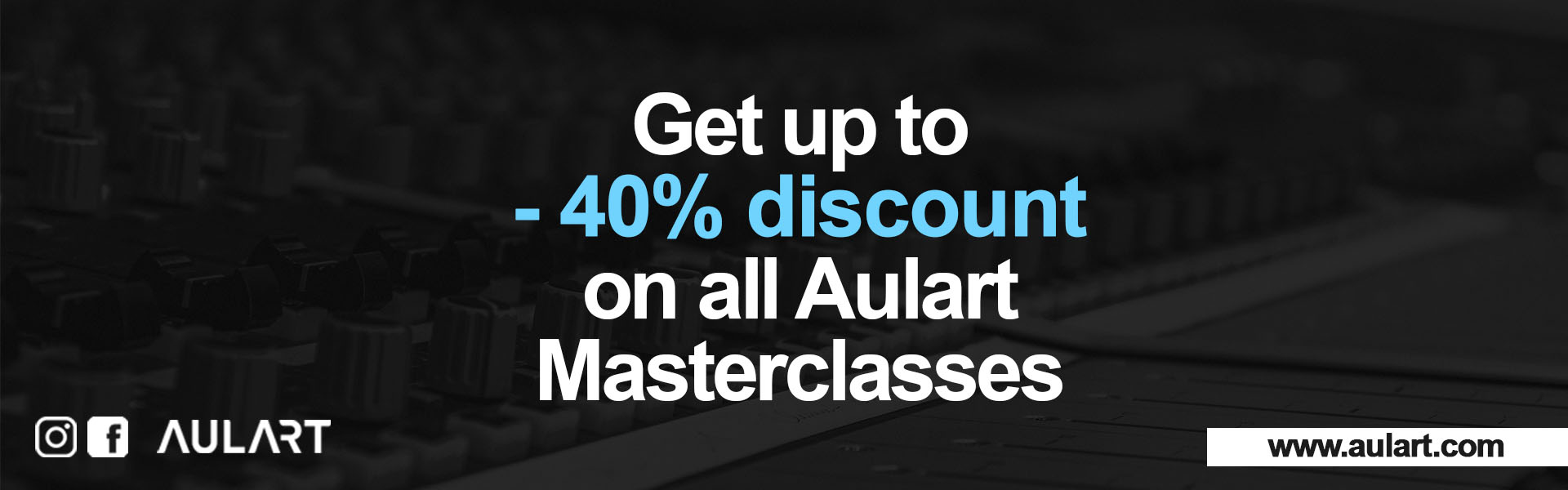 Subscribe and get 40% discount with Aulart